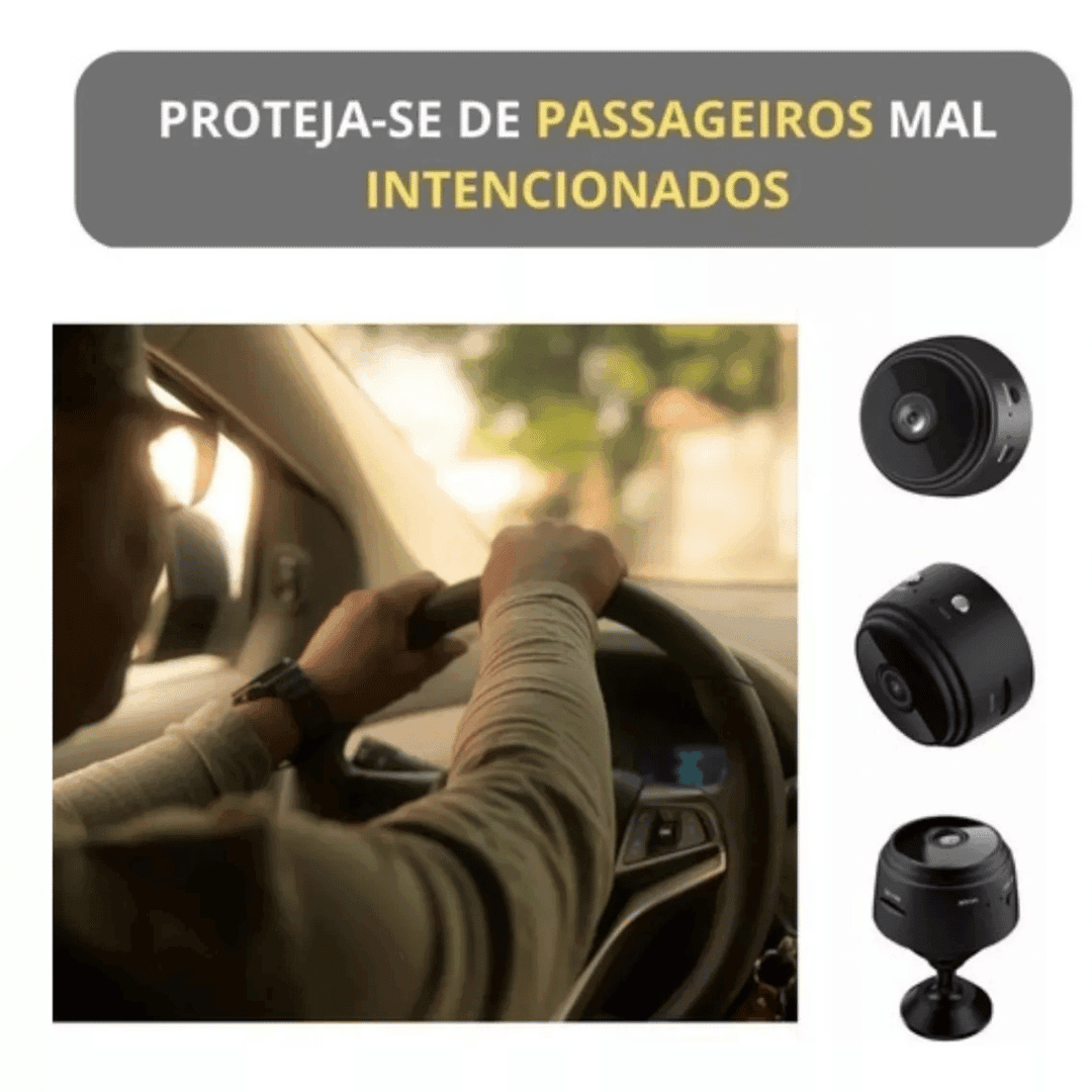 Mini Câmera De Segurança A9 com Wifi e Visão Noturna