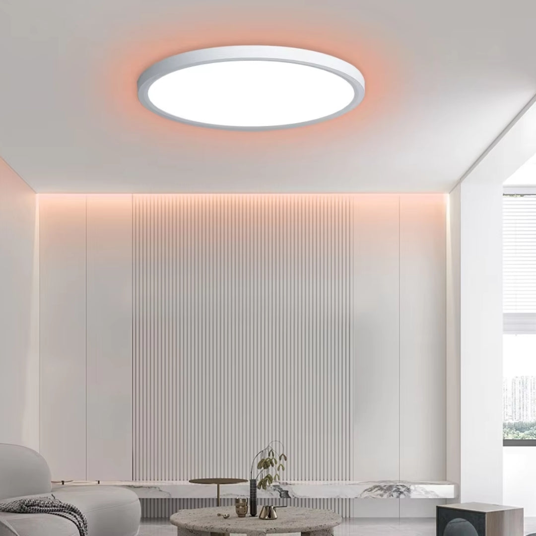 Luminária de Teto Plafon LED Redondo Inteligente Alexa Google Home