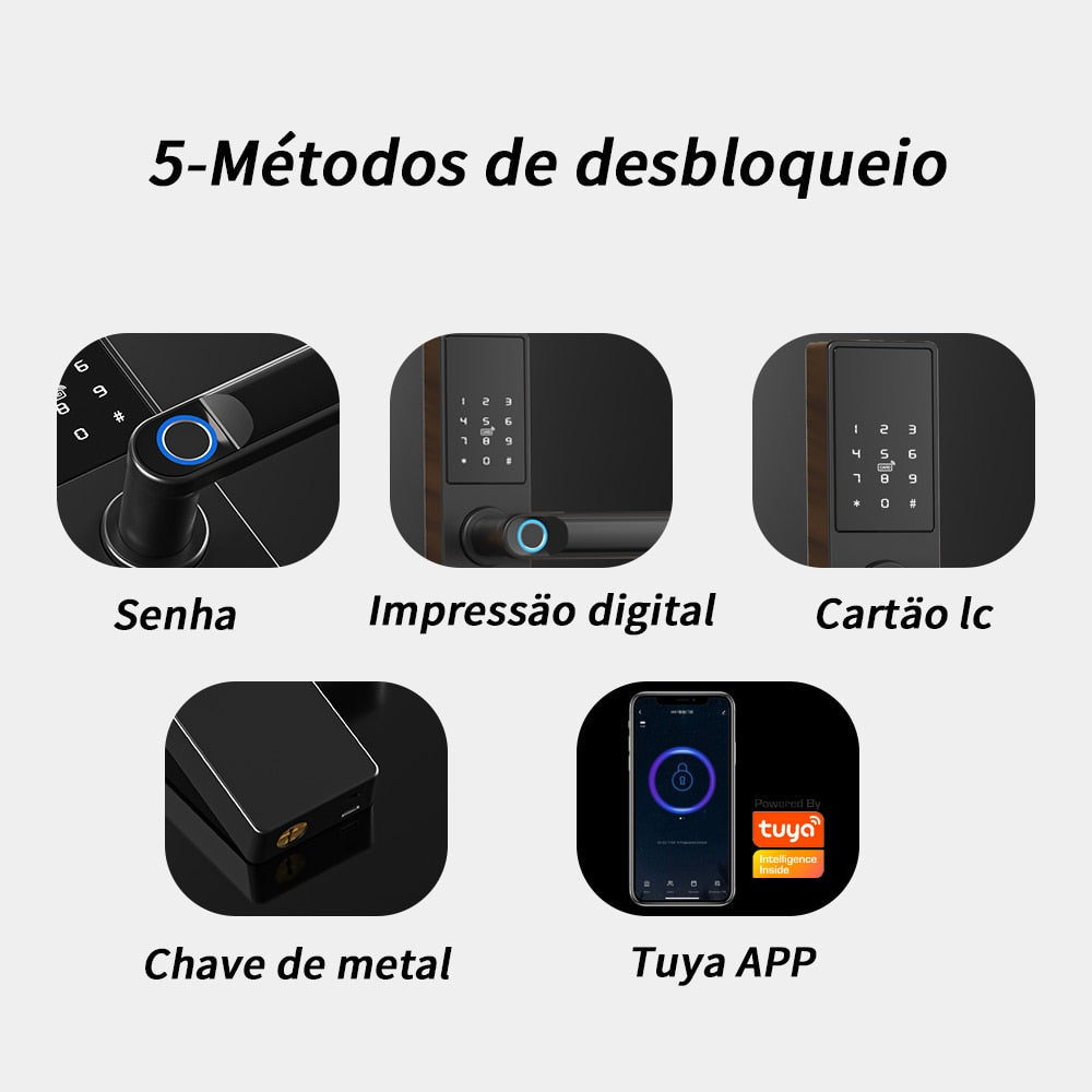 Fechadura Eletrônica com Impressão Digital