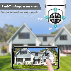 Câmera de Segurança Wi-Fi Full HD 1080p 360